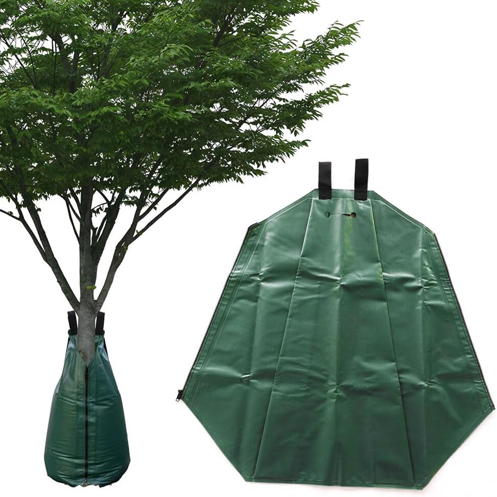 HASTHIP 90L Tree Watering Bag, PE Wear-resistant Slow Release Watering Bag for Newly Planted Trees and Shrubs, Splicable Plant Life Support Water Bag HASTHIP 90L Tree Watering Bag, PE Wear-resistant Slow Release Watering Bag for Newly Planted Trees and Shrubs, Splicable Plant Life Support Water Bag